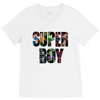 Super Boy V-neck Tee | Artistshot