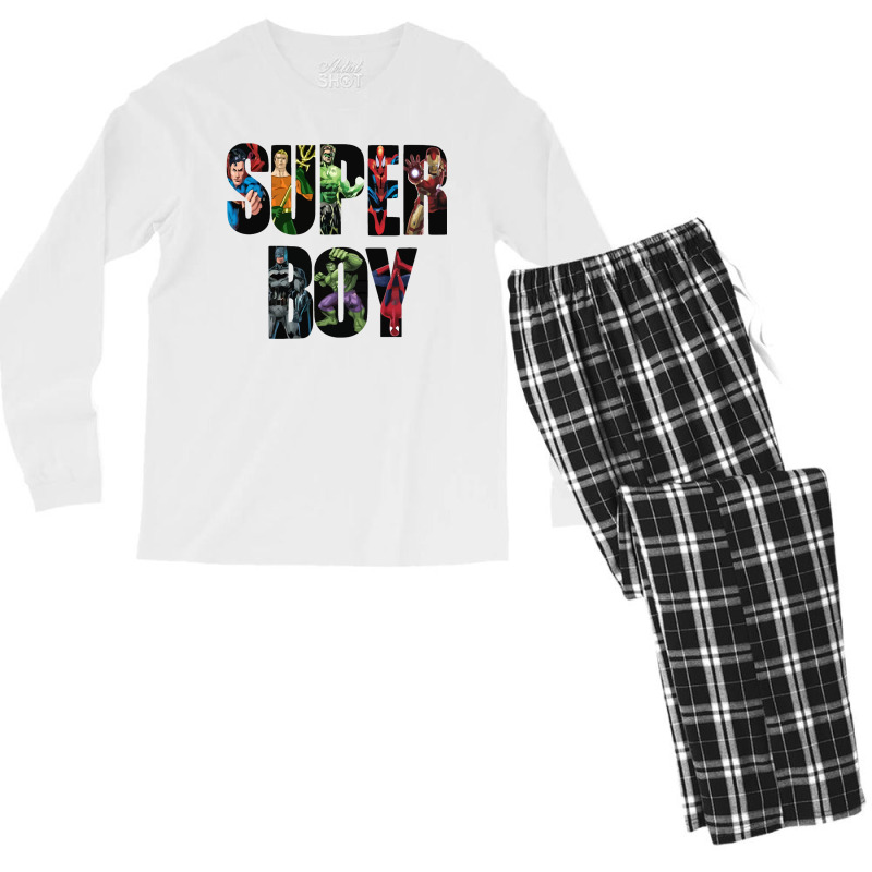 Super Boy Men's Long Sleeve Pajama Set by woskisedani | Artistshot