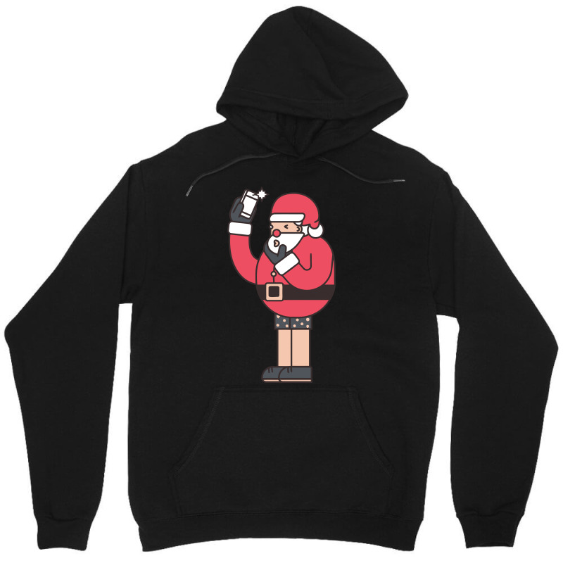 Santa Take A Selfie Before Xmas Unisex Hoodie | Artistshot