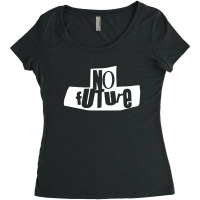 No Future Women's Triblend Scoop T-shirt | Artistshot