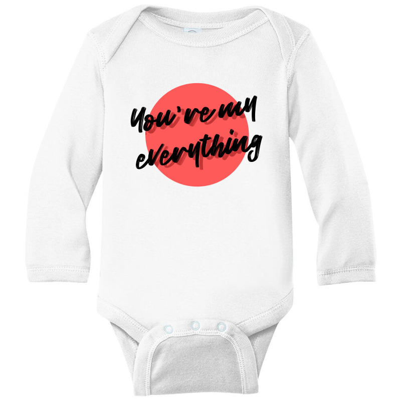 You're My Valentine (black) Long Sleeve Baby Bodysuit by wahidin77 | Artistshot