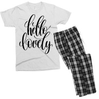 Hello Lovely Men's T-shirt Pajama Set | Artistshot