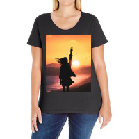 Freedom (2) Ladies Curvy T-shirt | Artistshot