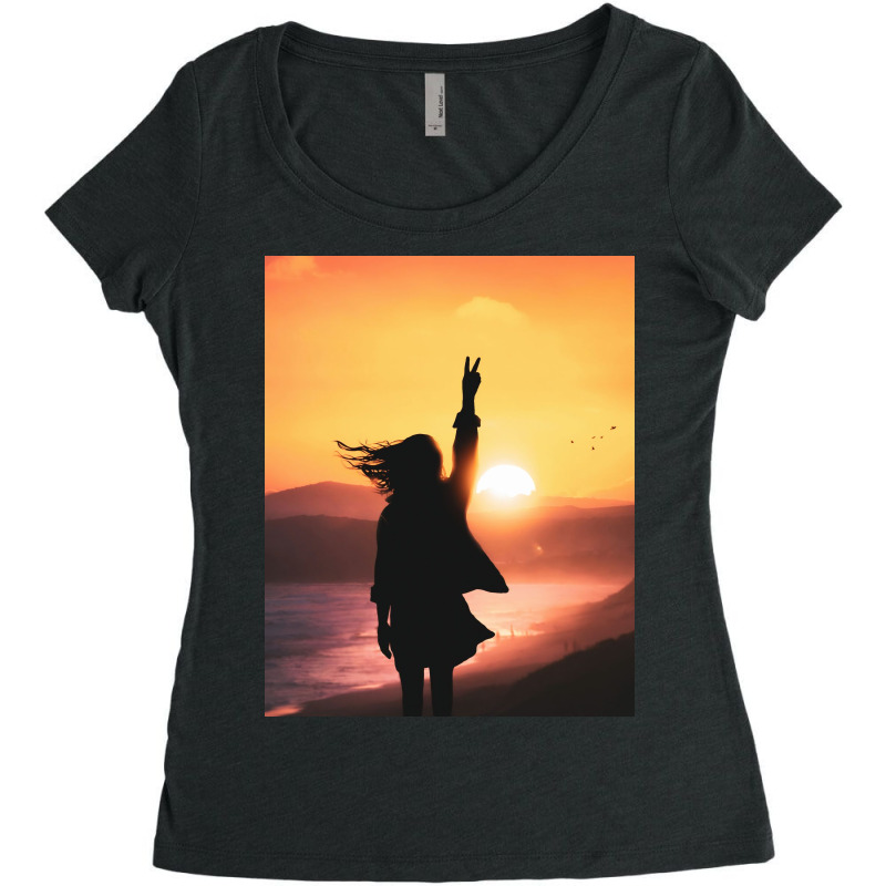 Freedom (2) Women's Triblend Scoop T-shirt | Artistshot