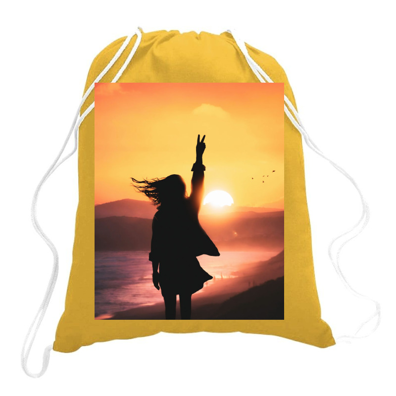 Freedom (2) Drawstring Bags | Artistshot