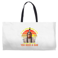 Native American You Need Gun Sitting Bull Pro 2nd Amendment Premium T Weekender Totes | Artistshot