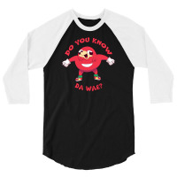 Ugandan Knuckles Do You Know Da Wae 3/4 Sleeve Shirt | Artistshot