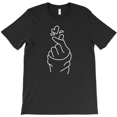 Finger Heart T-shirt Designed By Fahmifutri17
