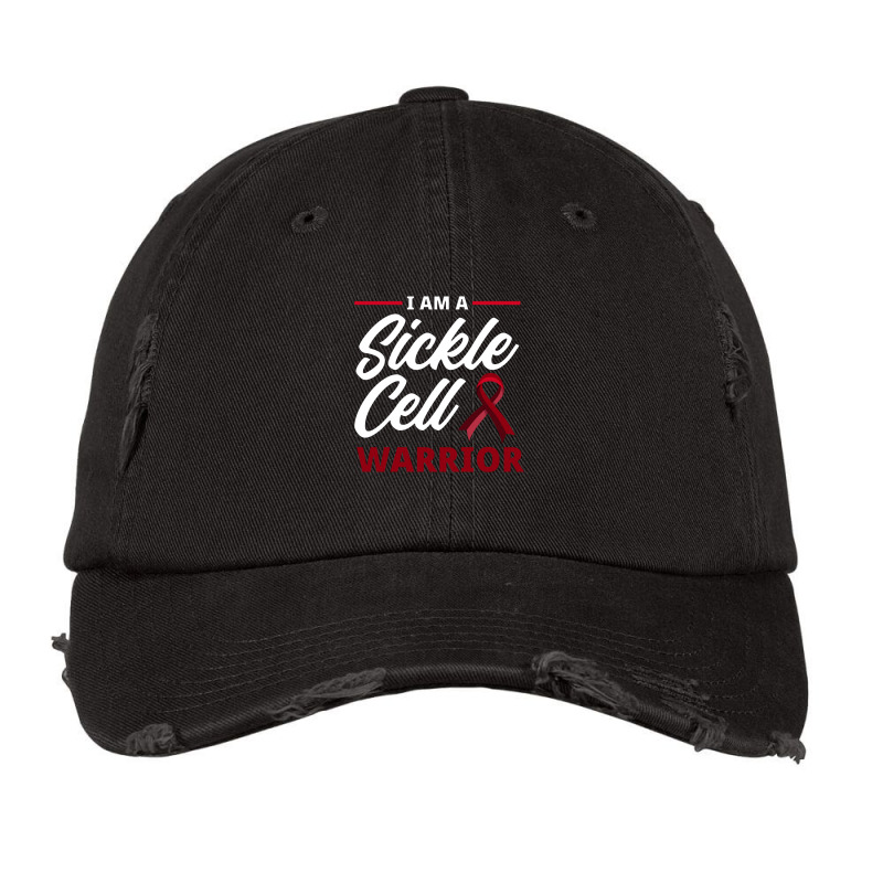 I'm A Sickle Cell Warrior Sickle Cell Anemia Awareness Vintage Cap by suvukana | Artistshot