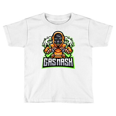 Gas Mask Toddler T-shirt Designed By Lyaart