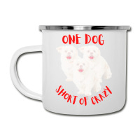 One Dog Short Of Crazy T  Shirtone Dog Short Of Crazy T  Shirt (13) Camper Cup | Artistshot