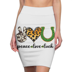Peace Love Luck, Pencil Skirts | Artistshot