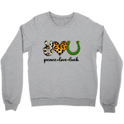 Peace Love Luck, Crewneck Sweatshirt | Artistshot