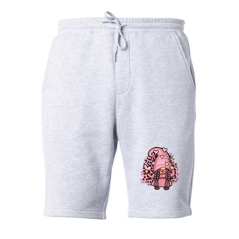 Valentine Gnome Girl Fleece Short | Artistshot