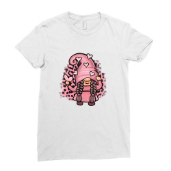 Valentine Gnome Girl Ladies Fitted T-Shirt | Artistshot