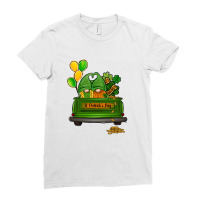 St Patrick's Day Green Truck Ladies Fitted T-shirt | Artistshot