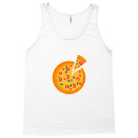 Margherita Pan Pizza Illustration Tank Top | Artistshot