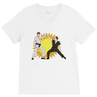 Dayman Last Episode V-neck Tee | Artistshot