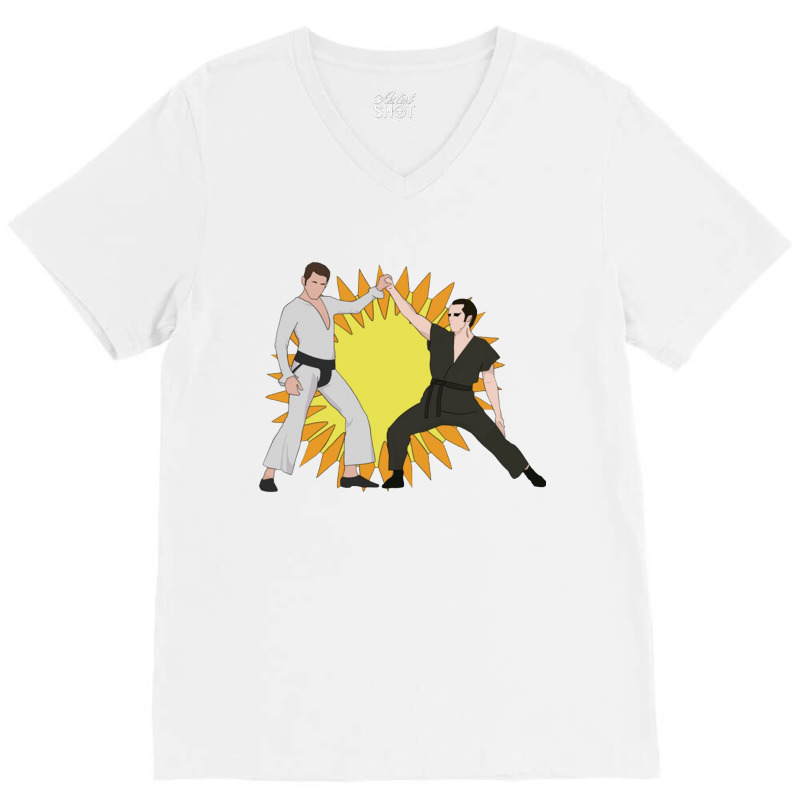 Dayman Last Episode V-Neck Tee by hyun daniel | Artistshot