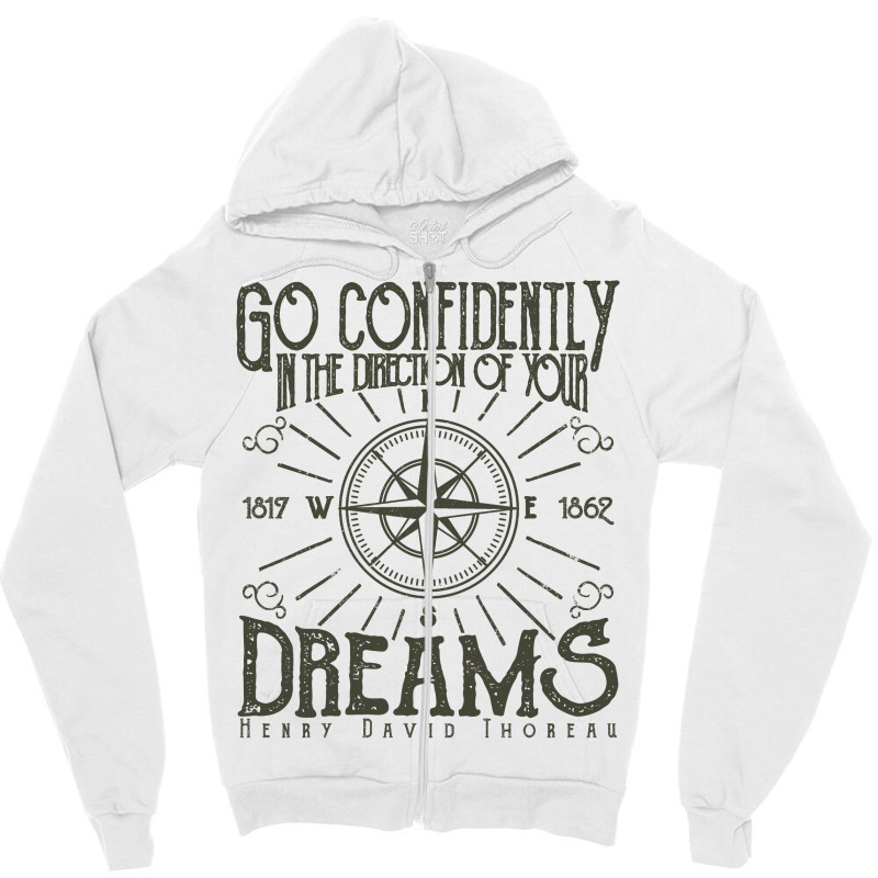 Directions Of Your Dreams 1 Zipper Hoodie | Artistshot