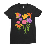 Botanical T  Shirt Gardener Floral Wildflowers Flower Blossoms Botanic Ladies Fitted T-shirt | Artistshot