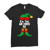 I'm The Air Force Elf Matching Family Group Christmas Tee T Shirt Ladies Fitted T-shirt | Artistshot