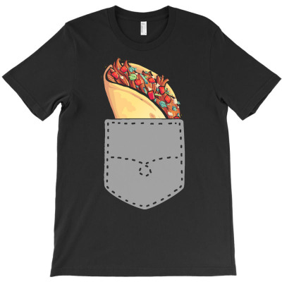 Burrito T  Shirt Taco Tuesdays Fiesta Humor Foodie Burrito T  Shirt T-shirt Designed By Boris Raynor