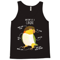 Caique T  Shirt Anatomy Of A Black  Headed Caique T  Shirt Tank Top | Artistshot