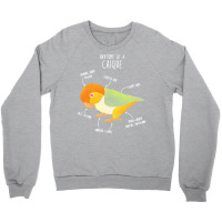 Caique T  Shirt Anatomy Of A White  Bellied Caique T  Shirt Crewneck Sweatshirt | Artistshot