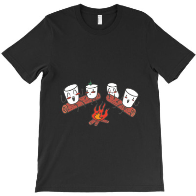 Camping T  Shirt Campers Have S'more Fun Funny Camping T  Shirt T-shirt Designed By Boris Raynor