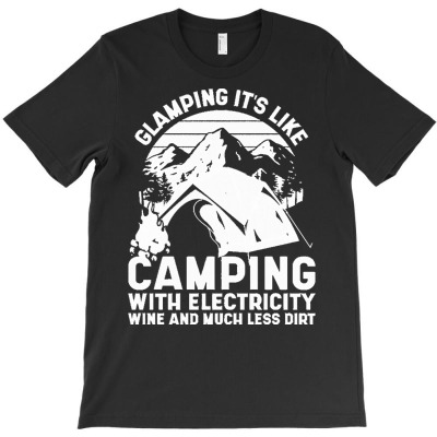 Camping T  Shirt Campsite Funny Camper Outdoor Camp Nature Camping T T-shirt Designed By Boris Raynor