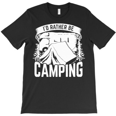 Camping T  Shirt Caravan Outdoor Camp Campsite Nature Camper Funny Cam T-shirt Designed By Boris Raynor