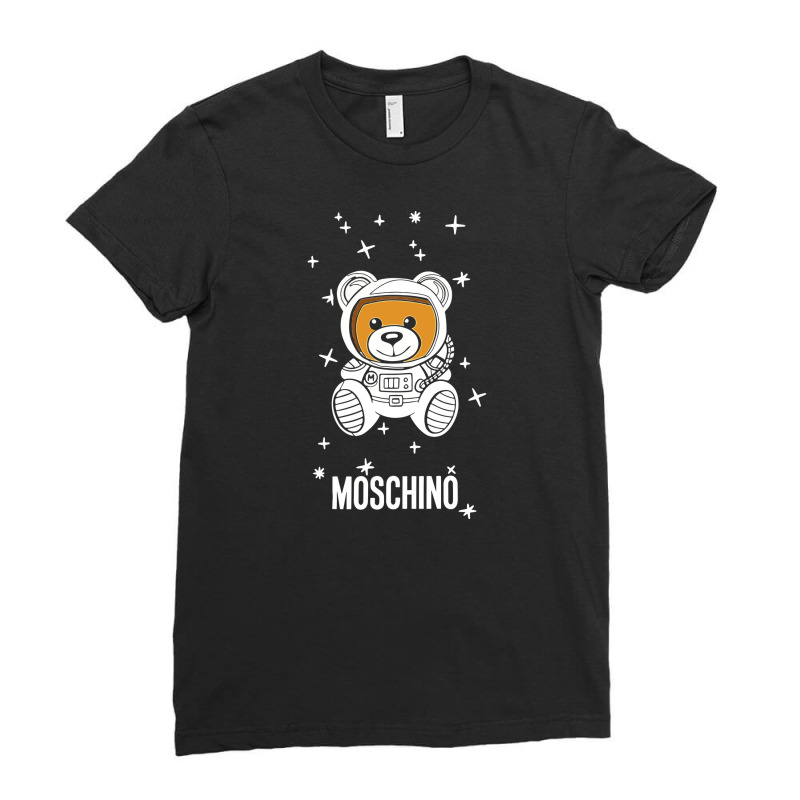 Astronaut White Ladies Fitted T-Shirt by bapau | Artistshot