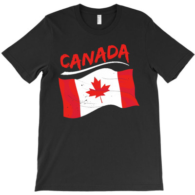 Canada T  Shirt Canada Day Canadian Flag Maple Leaf Canada T  Shirt T-shirt Designed By Boris Raynor