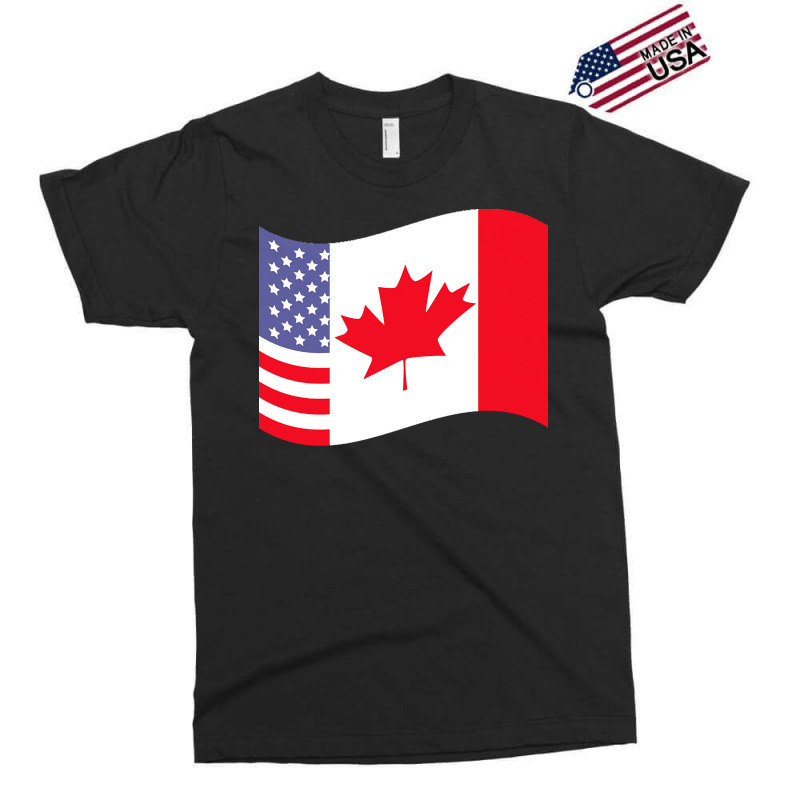 Canada T  Shirt Canada Flag U S A Flag American Canadian Friendship Ca Exclusive T-shirt | Artistshot