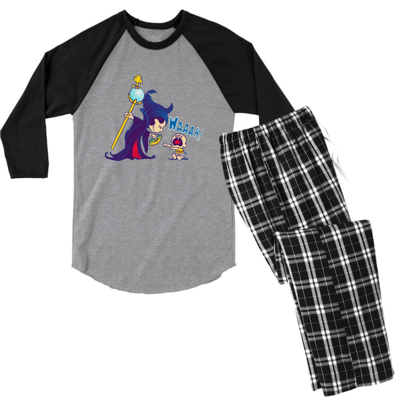 Once Upon A Peanut Men's 3/4 Sleeve Pajama Set | Artistshot