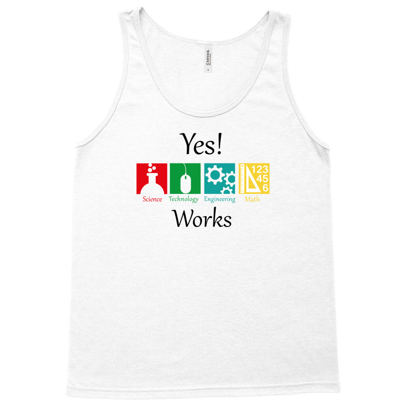 Yes Work Science Tank Top by gematees | Artistshot