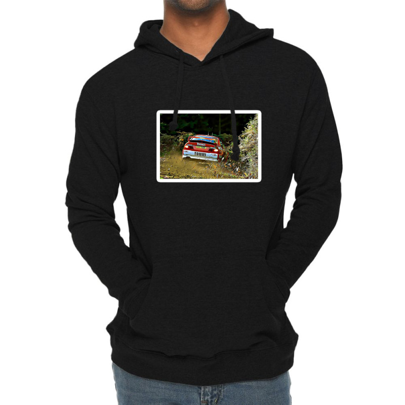 Racing Stripes Carbon Background 15 60395340 Lightweight Hoodie | Artistshot