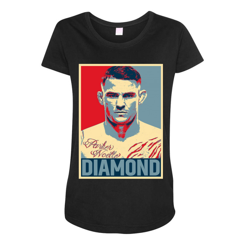 Dustin Poirier Diamond Maternity Scoop Neck T-shirt by Azura Store | Artistshot