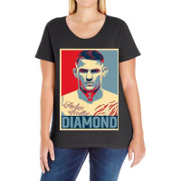 Dustin Poirier Diamond Ladies Curvy T-shirt | Artistshot