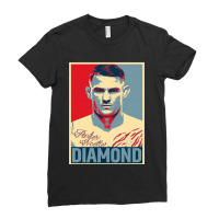 Dustin Poirier Diamond Ladies Fitted T-shirt | Artistshot