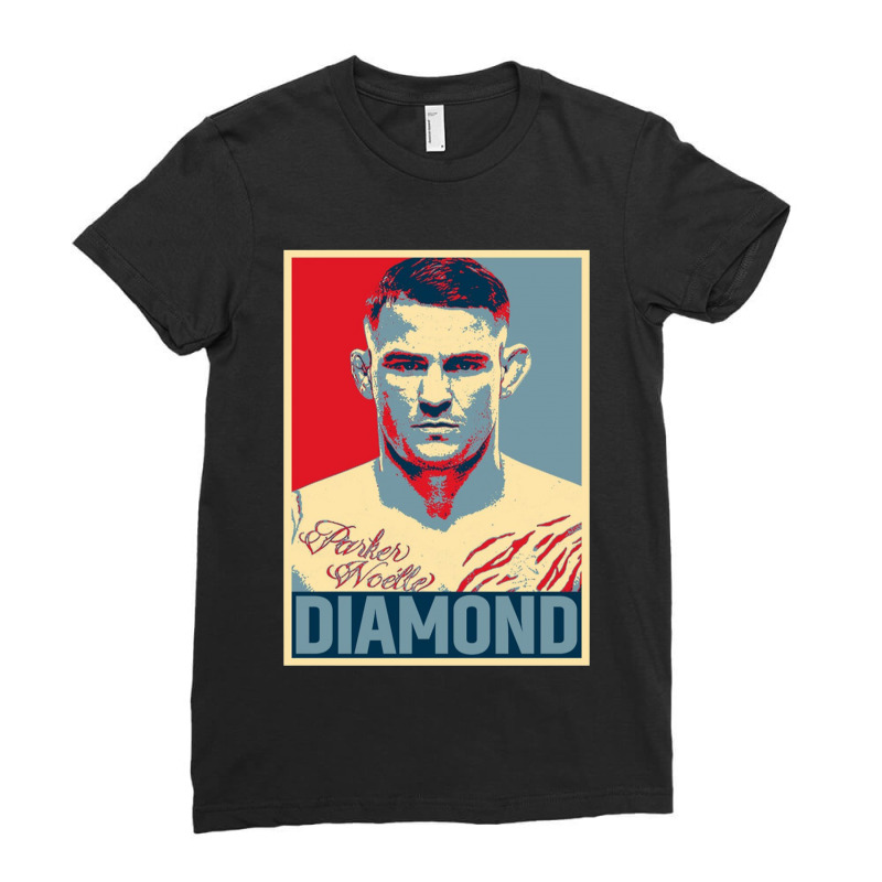 Dustin Poirier Diamond Ladies Fitted T-Shirt by Azura Store | Artistshot