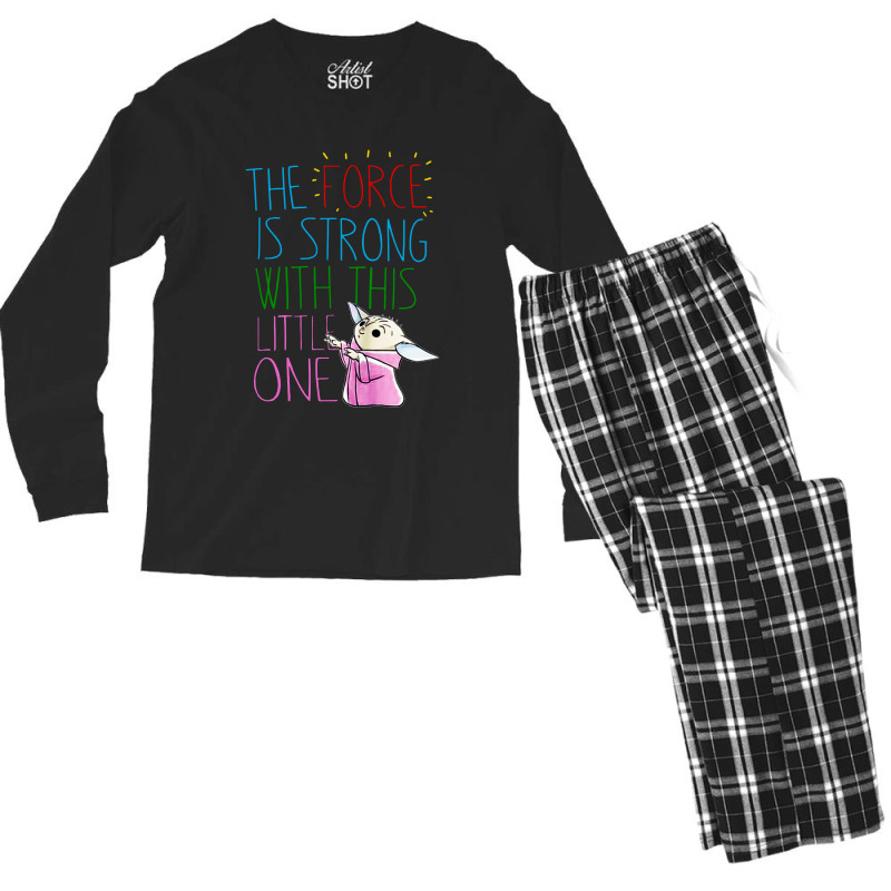 The Child Force Is Strong Men's Long Sleeve Pajama Set by ShopYes | Artistshot