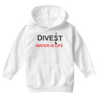 Divest Water Is Life Youth Hoodie | Artistshot