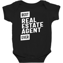 Best Real Estate Agent Job Title Gift Baby Bodysuit | Artistshot