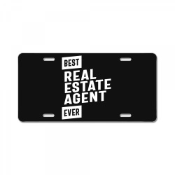 Best Real Estate Agent Job Title Gift License Plate | Artistshot