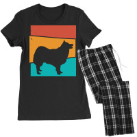 Icelandic T  Shirt Retro Dog Icelandic Sheepdog T  Shirt Women's Pajamas Set | Artistshot