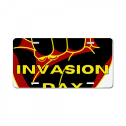 invasion day meme License Plate | Artistshot