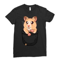 Hamster Guinea Pig Pocket Cute Hamster Pet49 Hamsters Ladies Fitted T-shirt | Artistshot