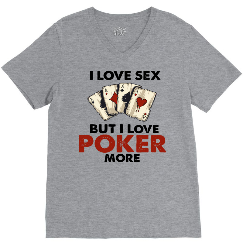 I Love Sex V-neck Tee | Artistshot